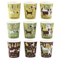 （まとめ）サンナップ JWドッグペーパーカップ205mL 50個（×5セット）