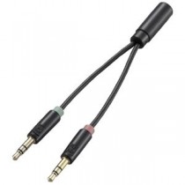 エレコム 3.5mmステレオミニ×2-4極ミニ AV-35AD01BK