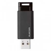 エレコム USBメモリ3.1 ノック式8GB MF-PKU3008GBK