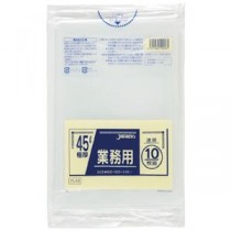 （まとめ）ジャパックス 業務用ゴミ袋 45L特厚 10枚（×10セット）