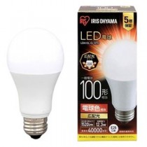 アイリスオーヤマ LED電球100W E26 広配光 電球色 4個セット