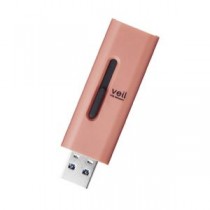 エレコム スライド式USBメモリ32GB MF-SLU3032GRD レッド