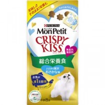 【まとめ】モンプチ クリスピーキッス 総合栄養食 とびきり贅沢おさかな味 24g (3g×8袋)［猫用スナック］【×30セット】