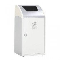テラモト TrimSTF ステン オフホワイト もえないゴミ用 アジャスター付 受注生産