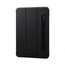 エレコム iPad 第10世代 フラップケース ソフトレザー Apple Pencil収納 スリープ対応 TB-A22RWVFPBK ブラック