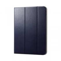 エレコム iPad 第10世代 フラップケース ソフトレザー ドローイングアングル 360度回転 TB-A22RDPLC2NV ネイビー
