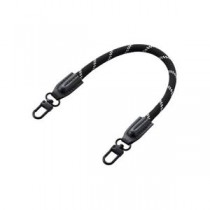 エレコム ハンドストラップ／丸紐8mm／ブラック P-STCAHR08BK【ストラップのみケース別売り】