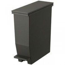 （まとめ） リス HOME＆HOMEどこでも使えるペダルダストボックス 13L ダークグレー DS-980-115-5 1台 【×5セット】