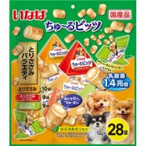 いなば ちゅ～るビッツ とりささみバラエティ 12g×28袋 （ペットフード・犬用）