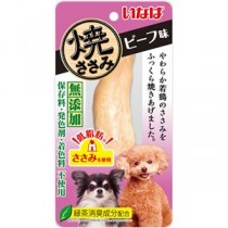 （まとめ） いなば 焼ささみ ビーフ味 1本 （ペットフード・犬用） 【×24セット】