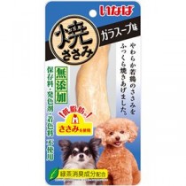 （まとめ） いなば 焼ささみ ガラスープ味 1本 （ペットフード・犬用） 【×24セット】