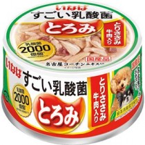 （まとめ） いなば すごい乳酸菌とろみ とりささみ ビーフ入り 80g （ペットフード・犬用） 【×24セット】