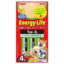 （まとめ） いなば EnergyLifeちゅ～る とりささみ 緑黄色野菜入り 14g×4本 （ペットフード・犬用） 【×10セット】
