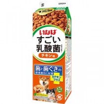 （まとめ） いなば すごい乳酸菌クランキー牛乳パック チキン味 380g （ペットフード・犬用） 【×5セット】