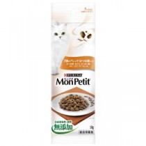 （まとめ） モンプチプチパック 7種のブレンド （かつお節入り） 50g （ペットフード・猫用） 【×25セット】