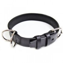 オイルレザーカラー #30 ブラック （ペット用品・犬用）