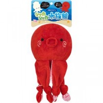 （まとめ） シャカシャカ水族館 タコ （ペット用品・犬用） 【×2セット】