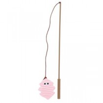 （まとめ） ふわふわパピートイじゃらし 呑気なミーノ （ペット用品・犬用） 【×3セット】