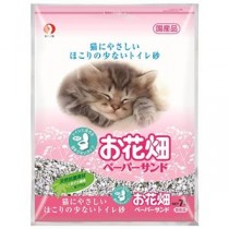 （まとめ）お花畑 ペーパーサンド 7L【×2セット】 (猫砂)