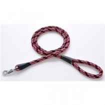 （まとめ）BASIC PLUS ネオンプラスリード12mm レッド【×2セット】 (犬用品/リード)