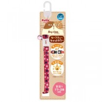 （まとめ）Anycat カラー ドット ピンク【×3セット】 (猫用品/首輪)