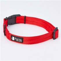 （まとめ）Porta カラー S レッド【×5セット】 (犬用品/首輪)
