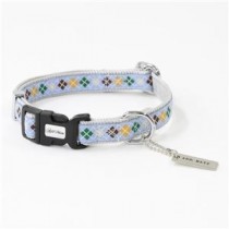 （まとめ）アーガイルカラー S ライトブルー【×2セット】 (犬用品/首輪)
