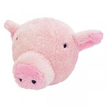 （まとめ）まんまるズーズー ブタ【×5セット】 (犬用玩具)