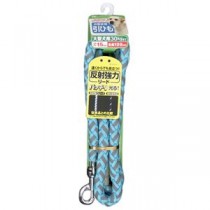（まとめ）ダイスキ反射強力リード15 アクア【×2セット】 (犬用品/リード)