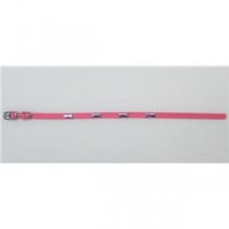 （まとめ）Wレザーカラー ボーン L ピンク【×2セット】 (犬用品/首輪)