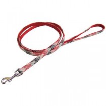 （まとめ）シェブロンリード #10 レッド【×3セット】 (犬用品/リード)