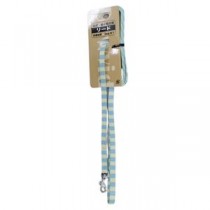 （まとめ）アンブルリード ボーダー 青【×3セット】 (犬用品/リード)