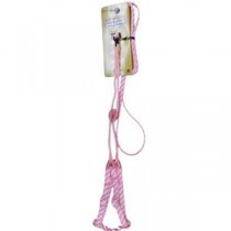 （まとめ）アンブルハーネスリード ドット ピンク【×2セット】 (犬用品/リード)