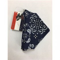 （まとめ）バンダナクッションカラー S ブルー【×2セット】 (犬用品/首輪)