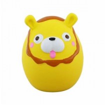 （まとめ）コロッとぷにぷにズーズー ライオン【×5セット】 (犬用玩具)