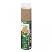 （まとめ）おくだけ吸着キャリー用マット ブラウン【×3セット】 (ペット住関連用品/ベット/マット（布製）)