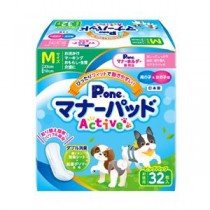 （まとめ）マナーパッドActive ビッグパック M 32枚【×3セット】 (犬 衛生用品/シーツ)