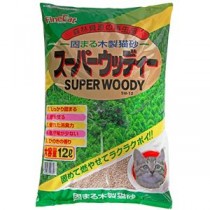（まとめ）ファインキャット スーパーウッディー 12L【×2セット】 (猫砂)