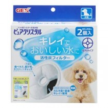（まとめ）ピュアクリスタル 活性炭フィルター 全円 犬用 2個入【×3セット】 (犬用品)