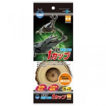 （まとめ）平型エサ皿1カップ【×6セット】 (昆虫用品/木製品・食器)