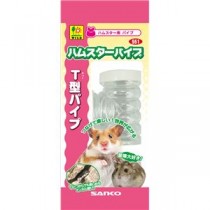 （まとめ）T型パイプ【×10セット】 (小動物用品)
