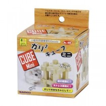 （まとめ）ガリガリ・キューブ ミニ【×5セット】 (小動物用品/玩具)