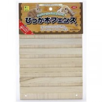 （まとめ）ひっか木 フェンス【×3セット】 (小動物用品/玩具)
