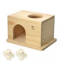 （まとめ）デグーハウス【×2セット】 (小動物用品)