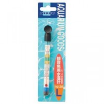 （まとめ）水温計（L）【×5セット】 (観賞魚/水槽用品)