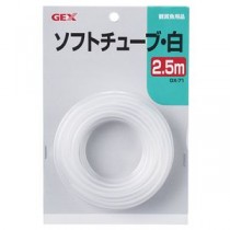 （まとめ）GX-71 ソフトチューブ白 2.5m【×6セット】 (観賞魚/水槽用品)