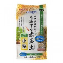 （まとめ）メダカ水景 ろ過する赤玉土 小粒 2.5L【×3セット】 (観賞魚/水槽用品)