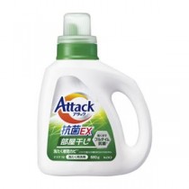 (まとめ) アタック抗菌EX 部屋干し用 本体 880g 【×5セット】