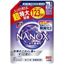 (まとめ) トップSUPER NANOX ニオイ専用詰替 1230g 【×2セット】