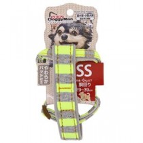 （まとめ） Doggy's Tailor ドッグハーネス SS ニットスタイル ライトグリーン／グレー 【×2セット】 （犬用品／ハーネス）